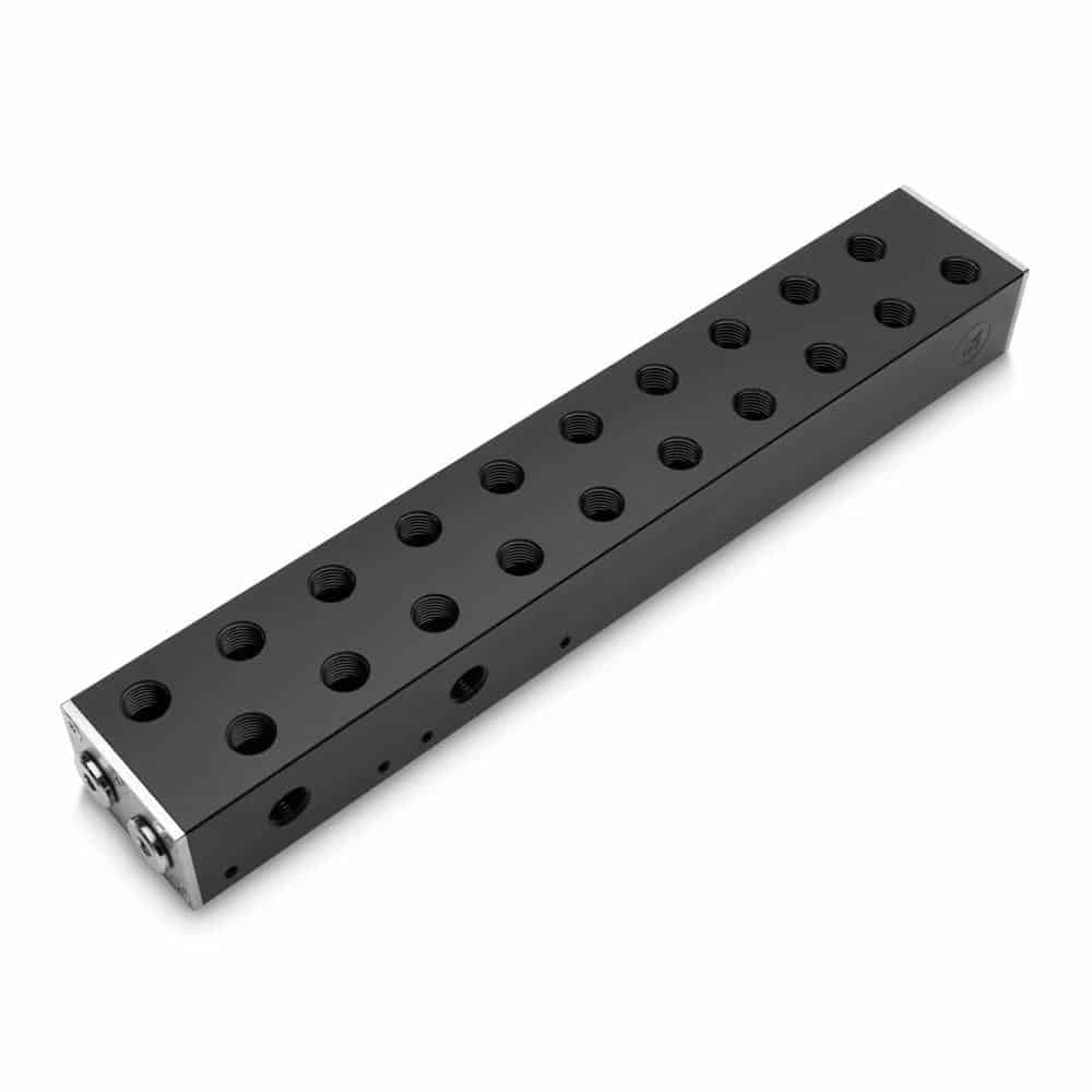 (image for) EK-Pro 2CPU 8GPU Acetal Manifold Unit - Click Image to Close